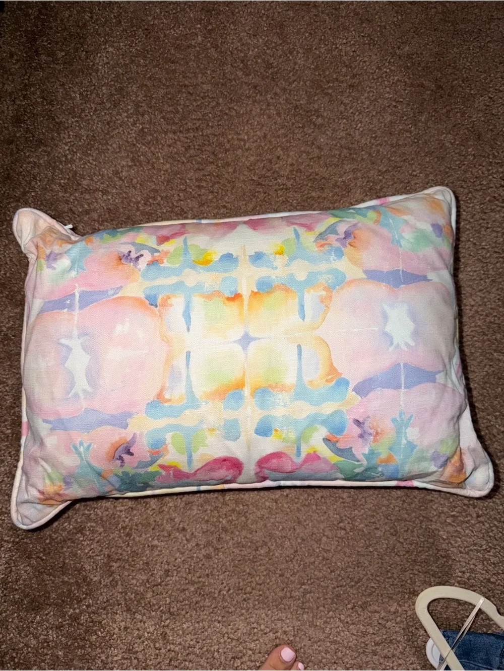 Kaleidoscope Lumbar Pillow - Pastel Multi